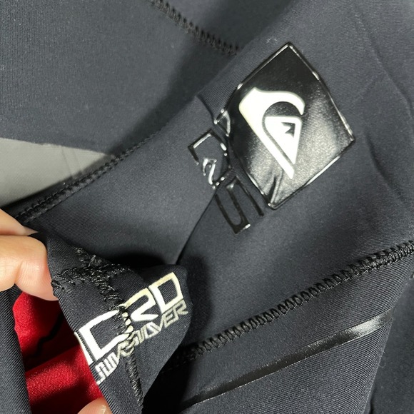 Quiksilver Syncro Style SA402MG 4/3 mm Full Wetsuit Gray Black Mens XL #1885 - Picture 5 of 13